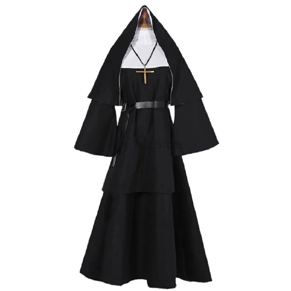 Mens Formal - Nun Costume for Women Scary Halloween