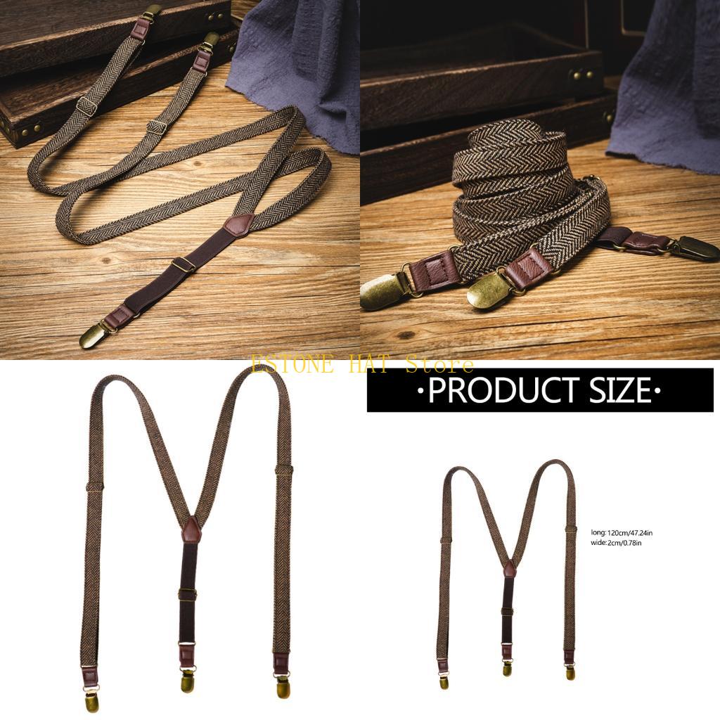 Men'S Formal Wear With Suspenders - 49MF Men Dây đàn hồi 3