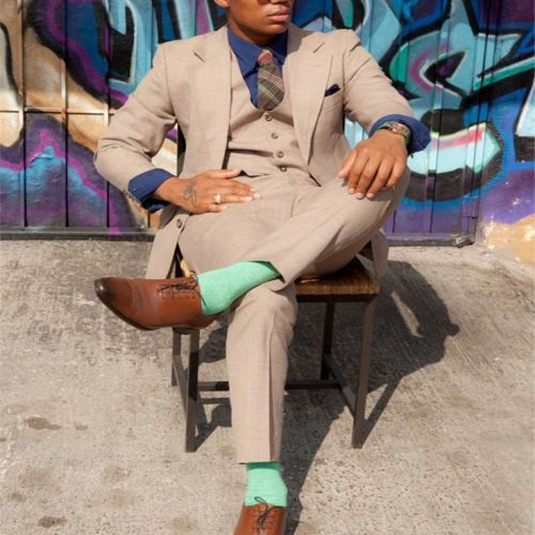Men'S Formal Wear Not Suit - Ivory Slim Fit 3 Piece Men's