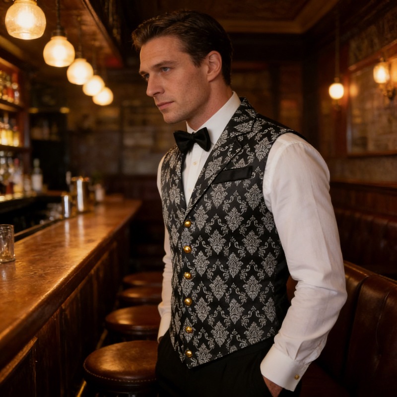 Slim Fit Vest British Retro St - đánh giá và giá Men'S Formal Wear Waistcoat