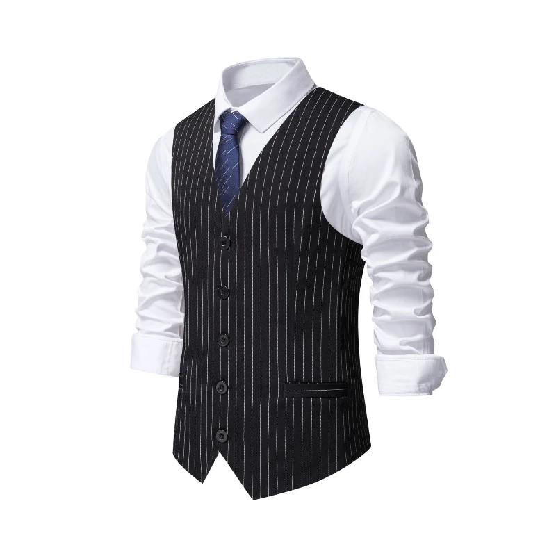 2026 New Red Striped Suit Vest - đánh giá và giá Khaki Formal Wear Men