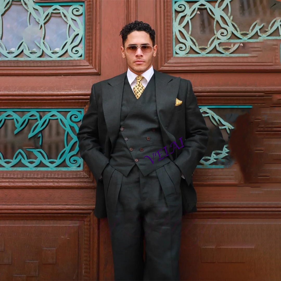 Customized Black Slim Fit 3 Pi - đánh giá và giá Men'S Formal Wear Waistcoat