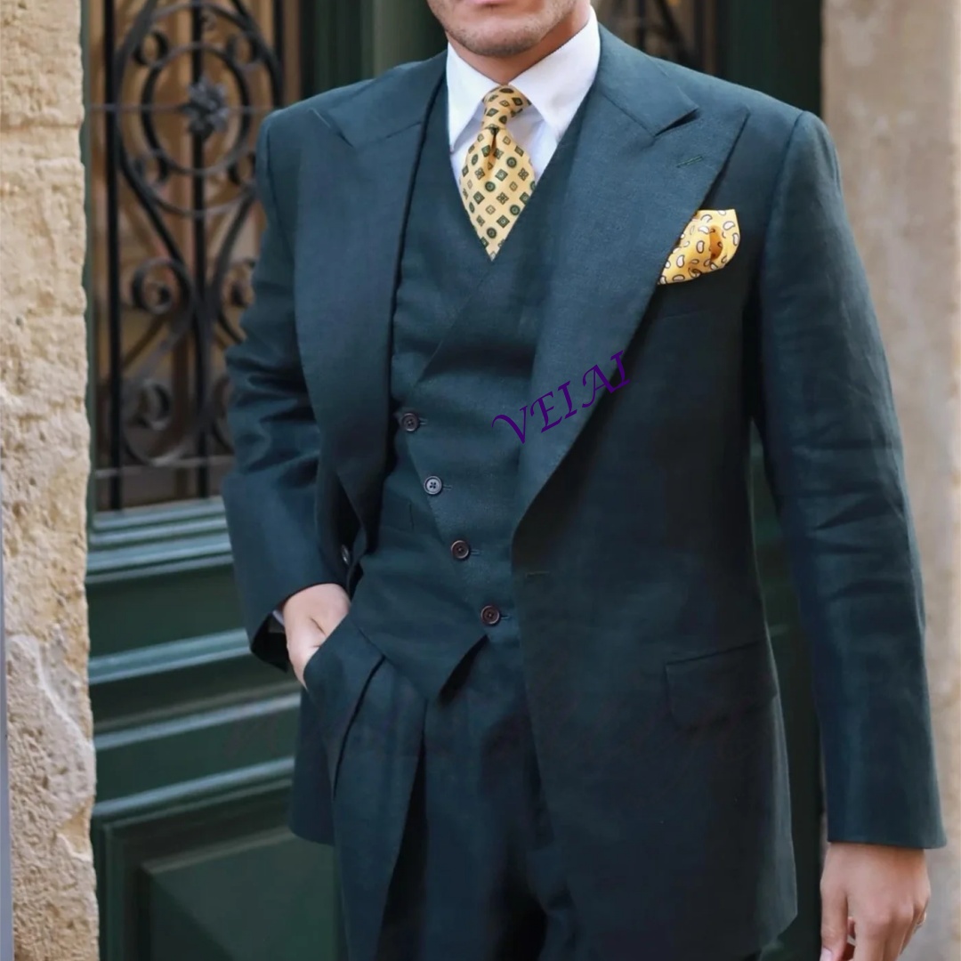 Customized Black Slim Fit 3 Pi - đánh giá và giá Men'S Formal Wear Waistcoat