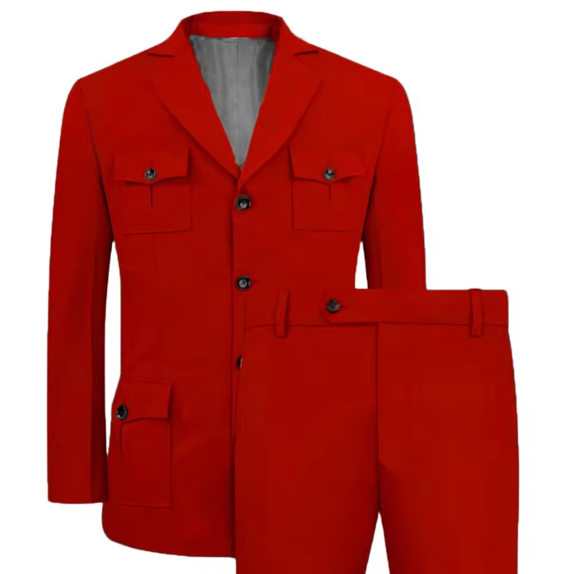 Men's Suits Jakcet Casual Khak - đánh giá và giá Khaki Formal Wear Men