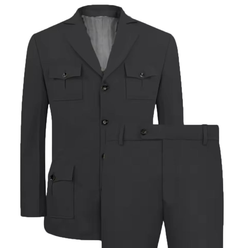 Men's Suits Jakcet Casual Khak - đánh giá và giá Khaki Formal Wear Men