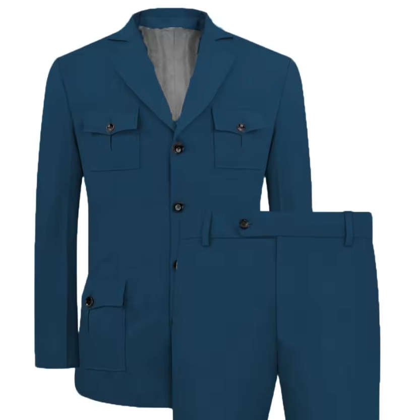 Men's Suits Jakcet Casual Khak - đánh giá và giá Khaki Formal Wear Men