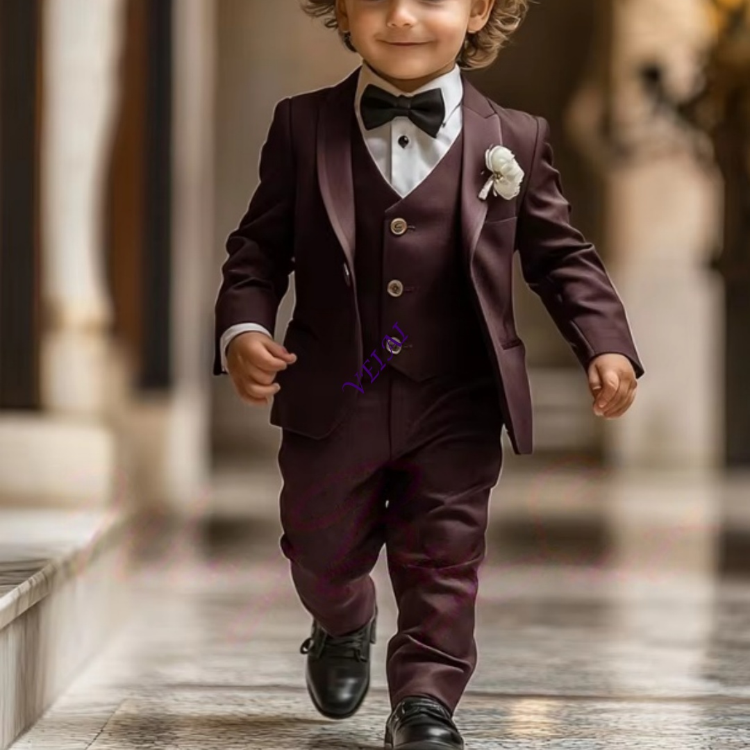 3 Piece Boy's Tuxedo Suit Set  - đánh giá và giá Mens Formal