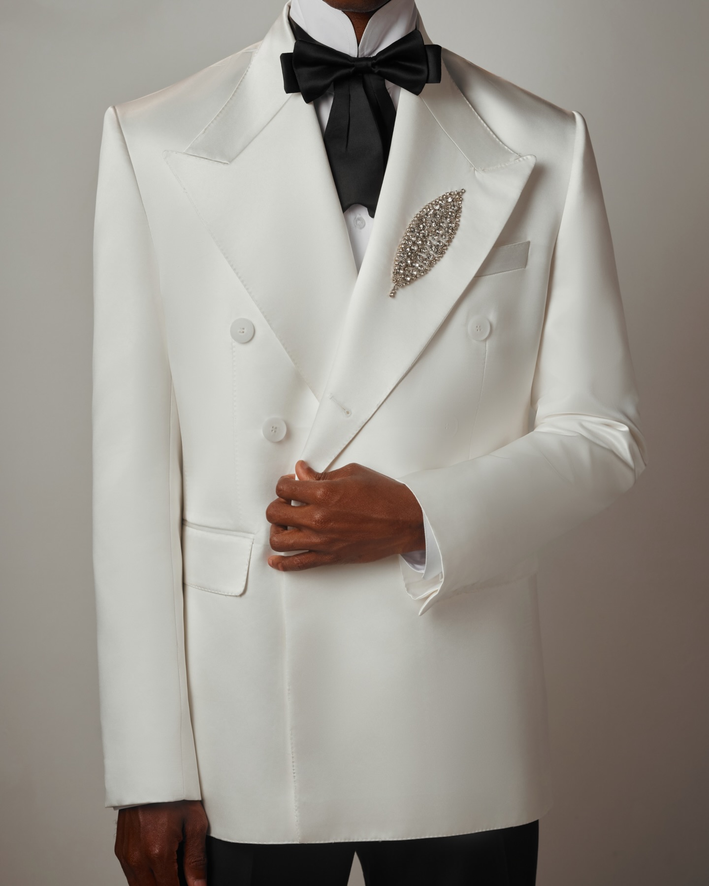 White Men Suit Set 2 Pcs Blaze - đánh giá và giá Men Formal Wear Black And White