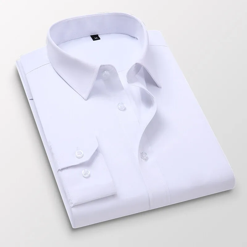 2026 New Men's Long-sleeved Sh - đánh giá và giá Men Formal Wear Black And White