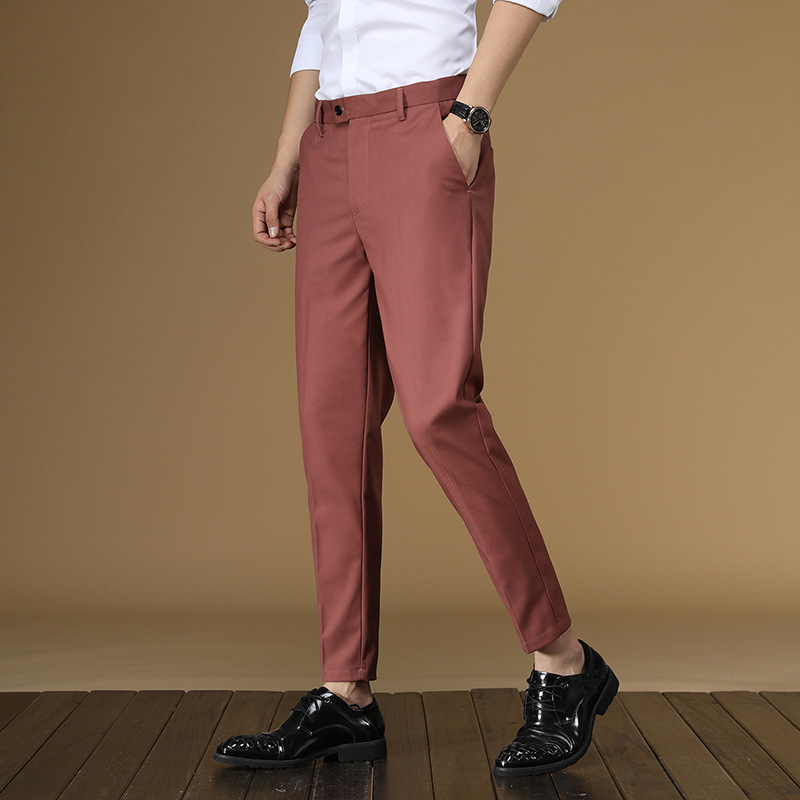 Bộ Đồ Mùa Hè Quần Áo Đỏ Quần K - đánh giá và giá Khaki Formal Wear Men