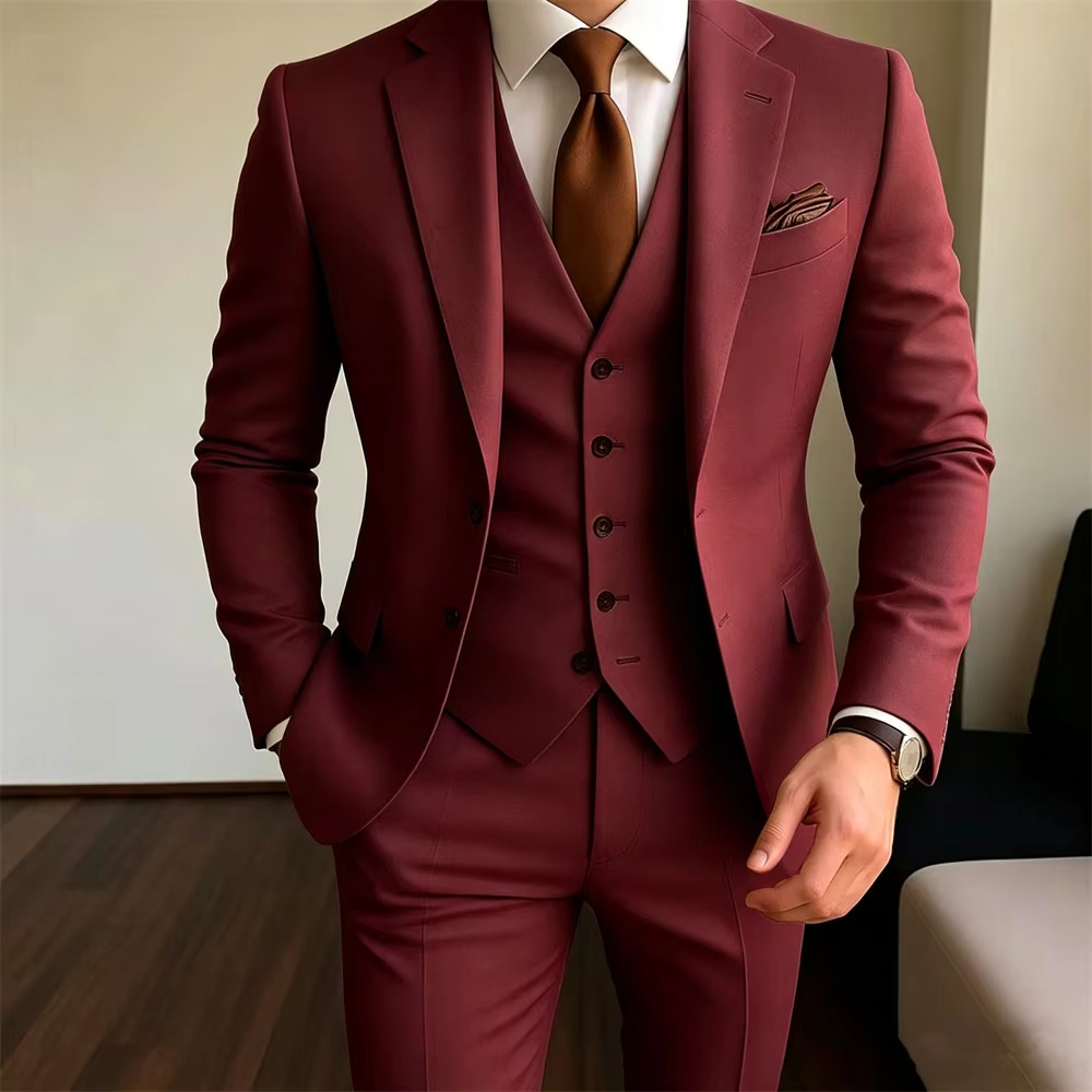 Khaki Men's Suits 3 Pieces Jac - đánh giá và giá Khaki Formal Wear Men