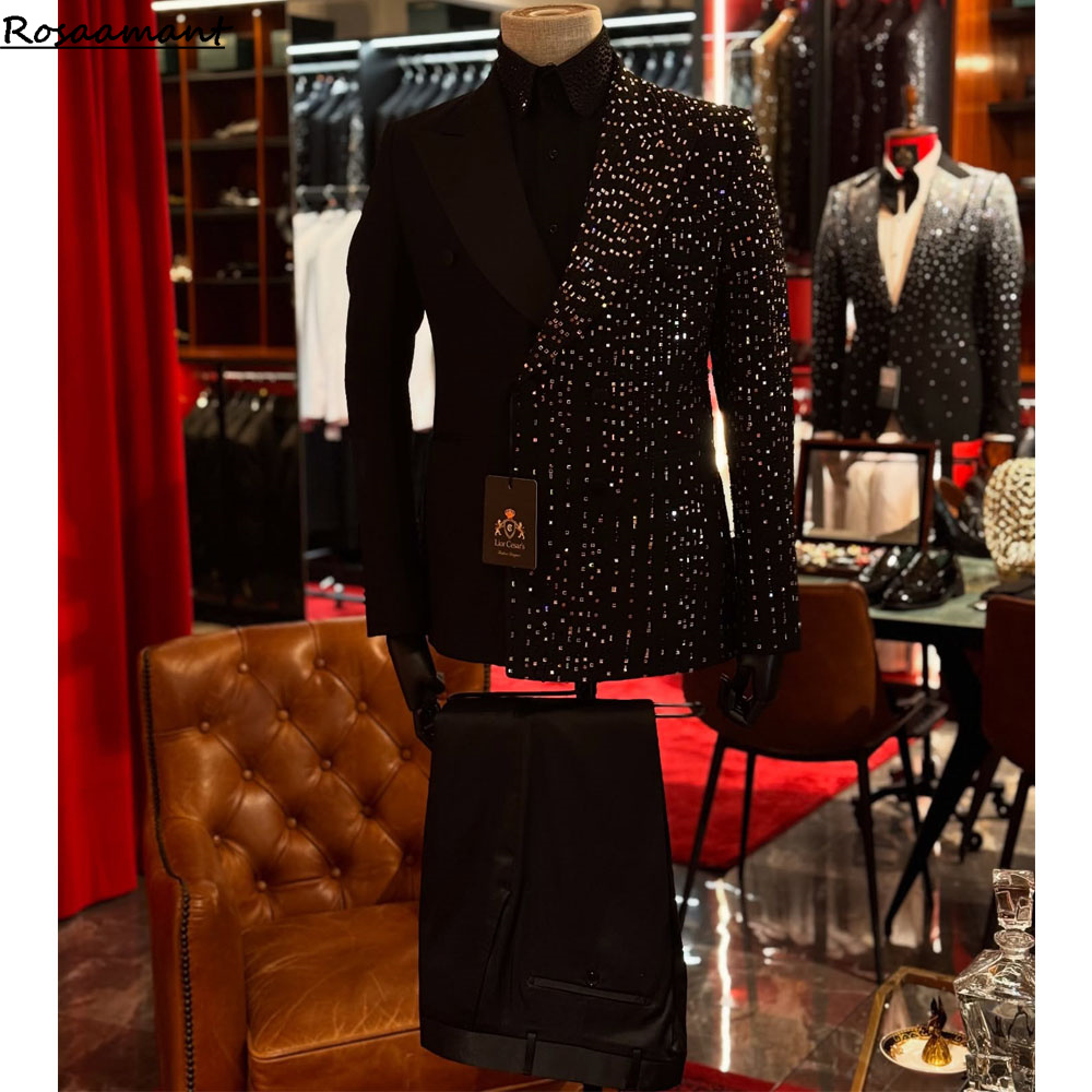 Luxury Formal Black Wedding Me - đánh giá và giá Men Formal Wear Black And White