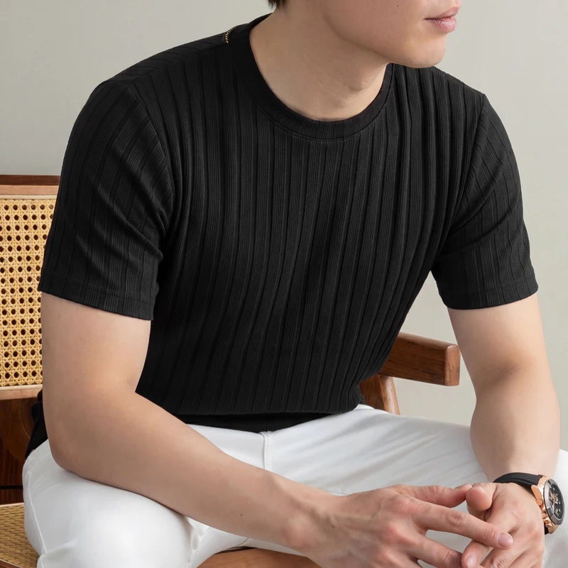 Business Casual Ribbed T Shirt - đánh giá và giá Men Formal Wear Pinterest