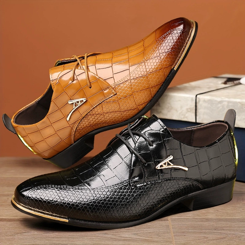 Fashion PU Leather Shoes Men B - đánh giá và giá Men Formal Wear Pinterest