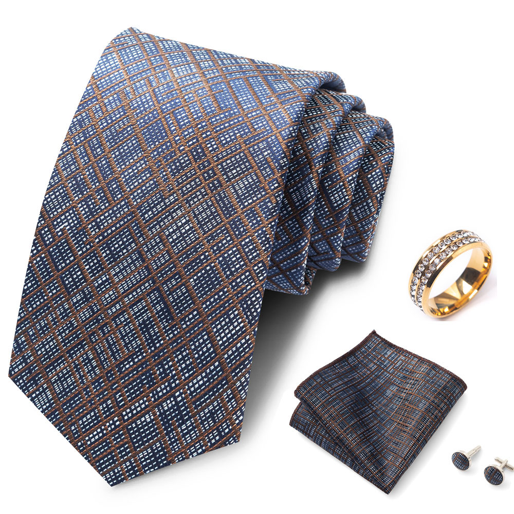 Striped men's tie set, stylish - đánh giá và giá Mens Formal