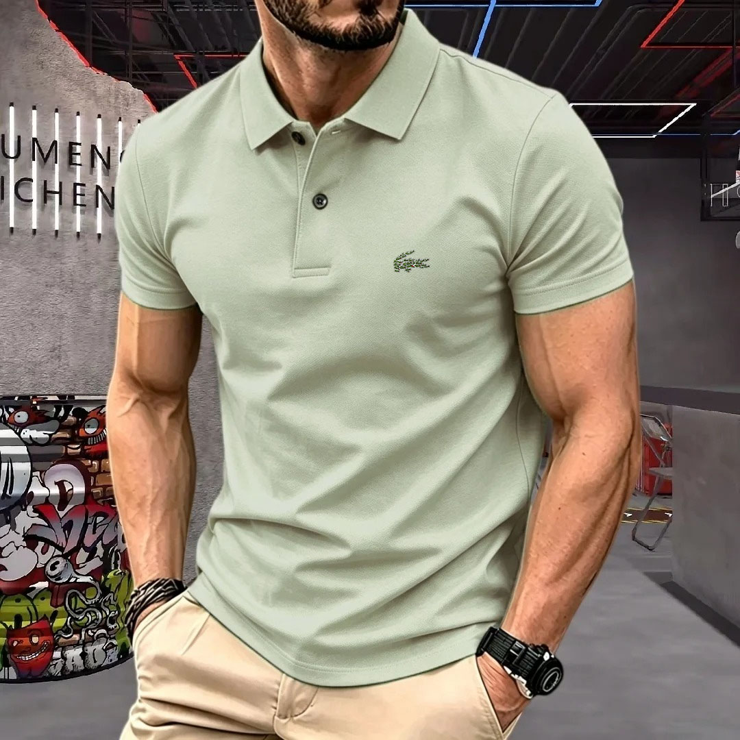 Man Short-Sleeved Polo Shirt L - đánh giá và giá Men Formal Wear Pinterest