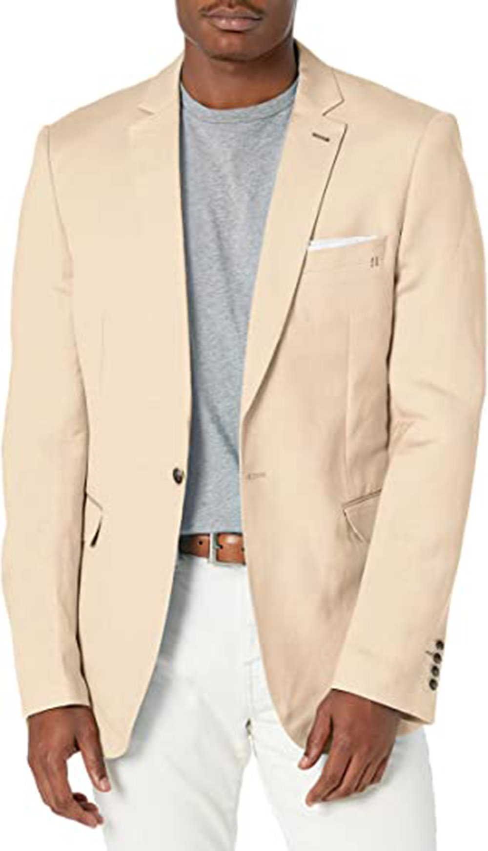 Tailored Khaki Blazer Men's Su - đánh giá và giá Khaki Formal Wear Men