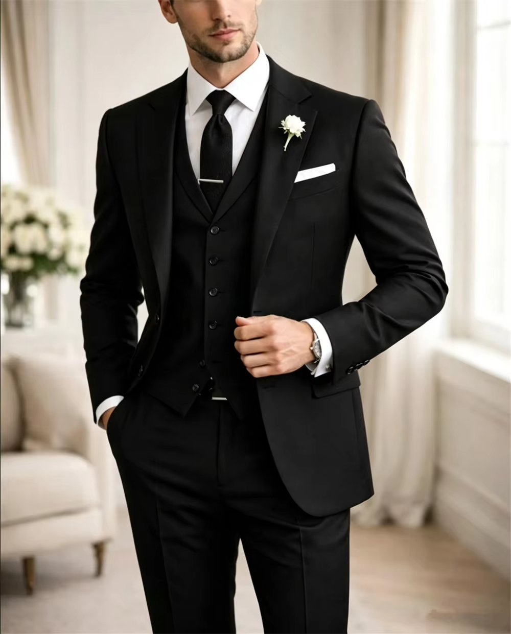 Luxury Tailor Made Khaki Men’s - đánh giá và giá Khaki Formal Wear Men