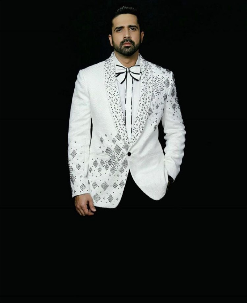 Crystals Men Suit Set 2 Pcs Gr - đánh giá và giá Men Formal Wear Black And White