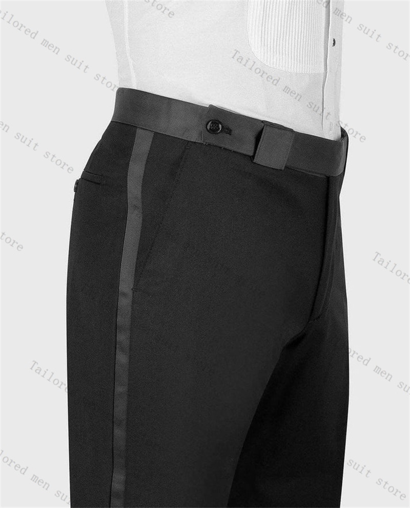 Groom Men Suits Pants Set 2 Pc - đánh giá và giá Men Formal Wear Black And White