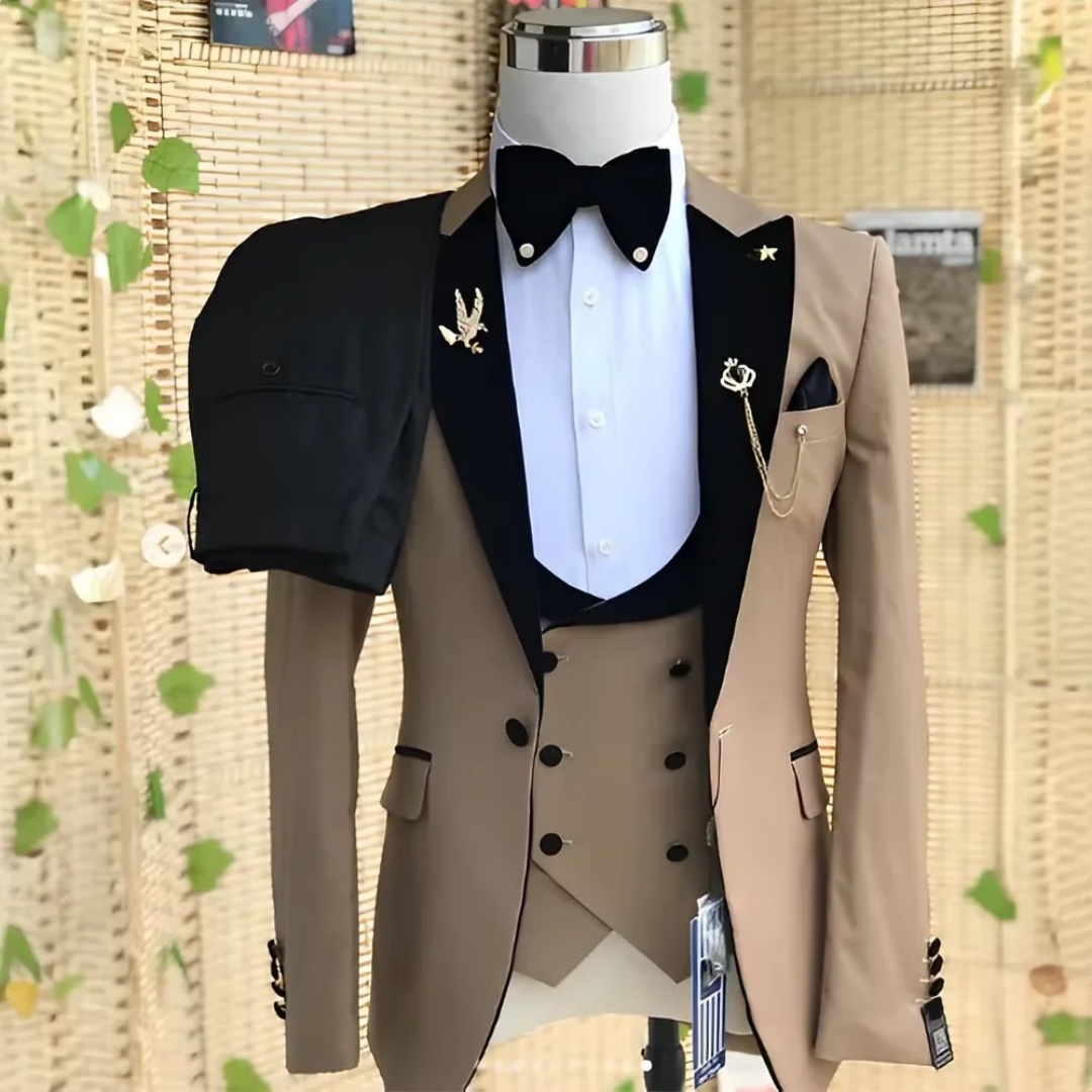 Elegant 3 Piece Slim Fit Men's - đánh giá và giá Men'S Formal Wear Not Suit