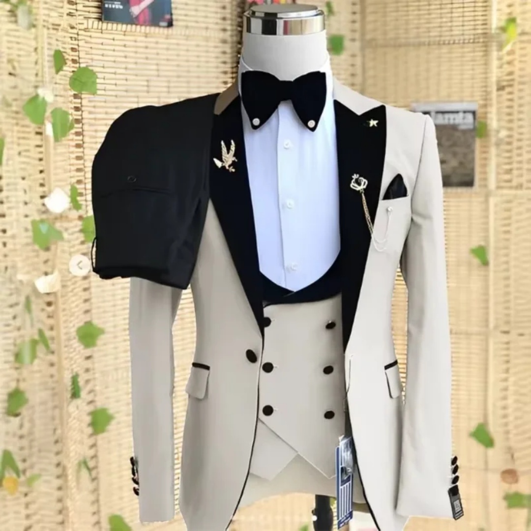 Elegant 3 Piece Slim Fit Men's - đánh giá và giá Men'S Formal Wear Not Suit