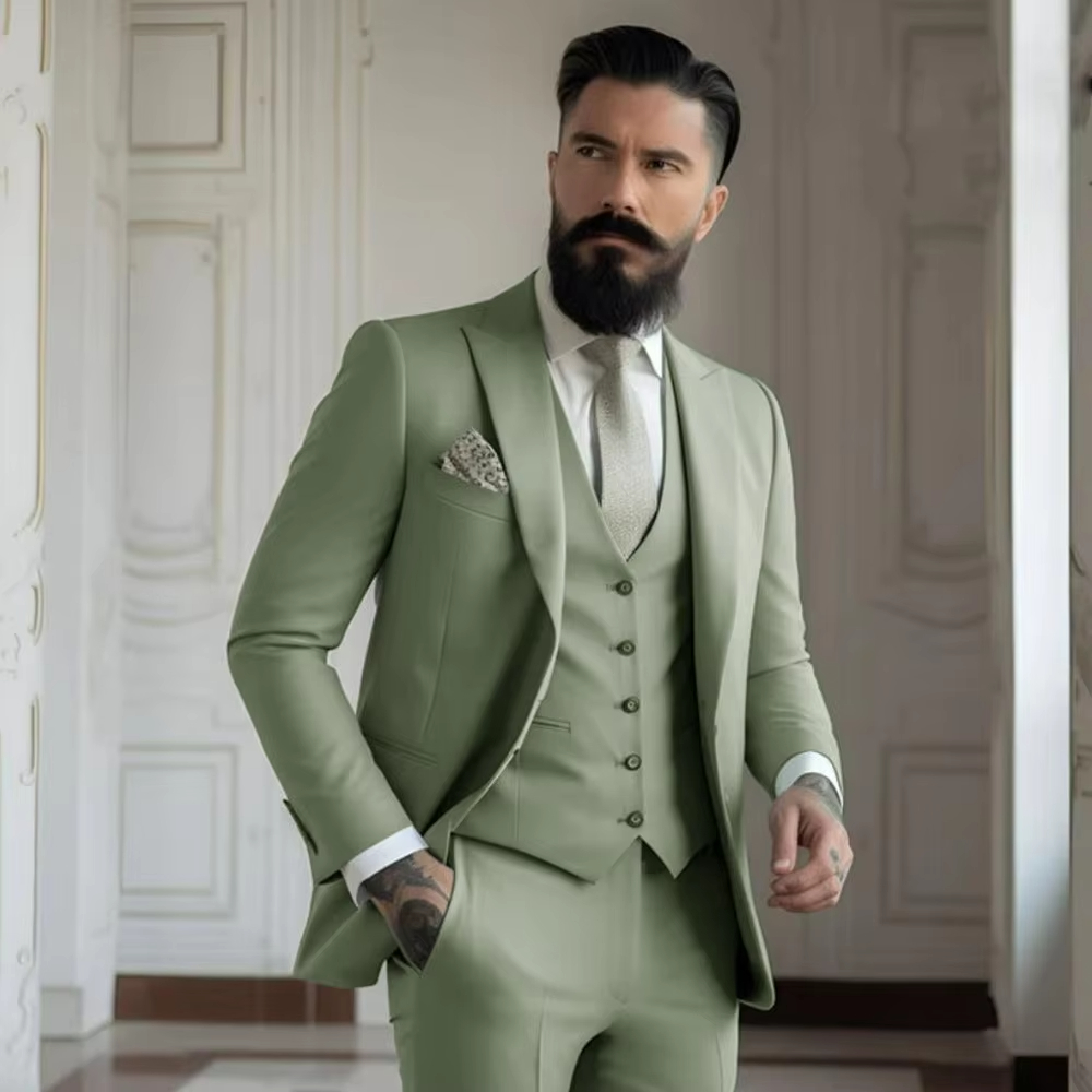Khaki MenTuxedo Wedding Suits  - đánh giá và giá Khaki Formal Wear Men